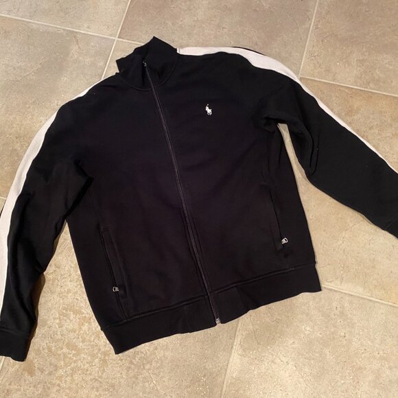 Designer Polo Ralph Lauren Big Pony Full Zip. Track Jacket Size Large